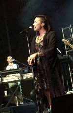 DEMI LOVATO Performs at Neon Lights Tour in Reno