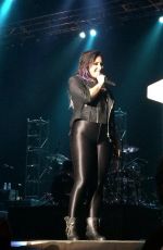 DEMI LOVATO Performs at Neon Lights Tour in Reno