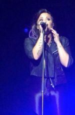 DEMI LOVATO Performs at Neon Lights Tour in Reno