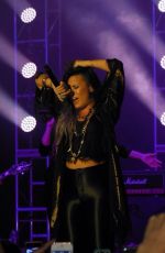 DEMI LOVATO Performs at Neon Lights Tour in Reno