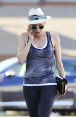 DIANE KRUGER in Tights Leaves a Gym in Hollywood