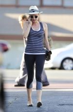 DIANE KRUGER in Tights Leaves a Gym in Hollywood