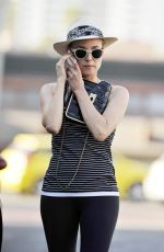 DIANE KRUGER in Tights Leaves a Gym in Hollywood