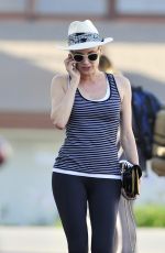DIANE KRUGER in Tights Leaves a Gym in Hollywood