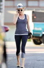 DIANE KRUGER in Tights Leaves a Gym in Hollywood