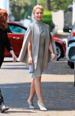 DIANNA AGRON on the Set of Headlock in Beverly Hills