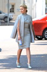 DIANNA AGRON on the Set of Headlock in Beverly Hills