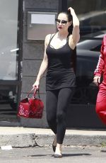 DITA VON TEESE Leaves Yoga Class in Los Angeles