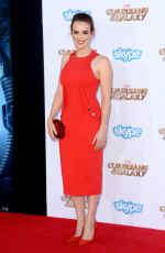 ELIZABETH HENSTRIDGE at Guardians of the Galaxy Premiere in Hollywood