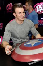 ELIZABETH OLSEN at Avengers: Age of Ultron Booth Signing at Comic-con