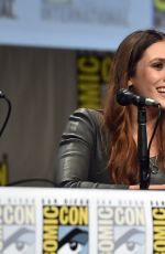 ELIZABETH OLSEN at Avengers: Age of Ultron Panel at Comic-con