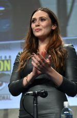 ELIZABETH OLSEN at Avengers: Age of Ultron Panel at Comic-con