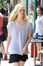 ELLE FANINNG Out Shopping in Culver City