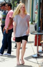 ELLE FANINNG Out Shopping in Culver City
