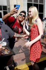 ELLE FANNING Leaves Hard Rock Hotel in San Diego