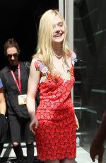 ELLE FANNING Leaves Hard Rock Hotel in San Diego
