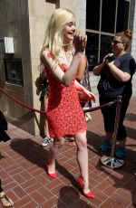 ELLE FANNING Leaves Hard Rock Hotel in San Diego