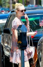 ELLE FANNING Out and About in Beverly Hills