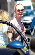 ELLE FANNING Out and About in Beverly Hills