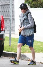 ELLEN PAGE Leaves a Gym in Los Angeles