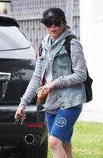 ELLEN PAGE Leaves a Gym in Los Angeles