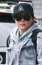 ELLEN PAGE Leaves a Gym in Los Angeles