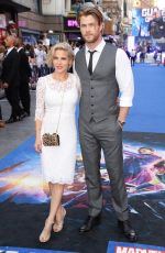 ELSA PATAKY at Guardians of the Galaxy Premiere in London