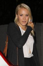 EMILY OSMENT Arrives at Chateau Marmont in Los Angeles