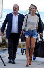 EMILY RATAJKOWSKI Arrives in Ischia