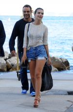 EMILY RATAJKOWSKI Arrives in Ischia