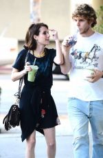 EMMA ROBERTS Heading to Rarth Bar in Los Angeles