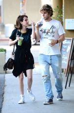 EMMA ROBERTS Heading to Rarth Bar in Los Angeles
