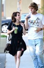 EMMA ROBERTS Heading to Rarth Bar in Los Angeles