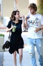 EMMA ROBERTS Heading to Rarth Bar in Los Angeles