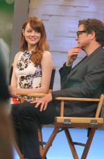 EMMA STONE at Good Morning America in  1607