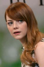 EMMA STONE at Good Morning America in  1607