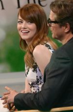 EMMA STONE at Good Morning America in  1607