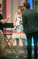 EMMA STONE at Good Morning America in  1607