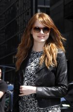 EMMA STONE at Late Show with David Letterman in New York