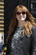 EMMA STONE at Late Show with David Letterman in New York