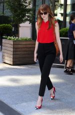 EMMA STONE Out and About in New York 1707