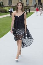 EMMA WATSON at Christian Dior Fashion Show in Paris