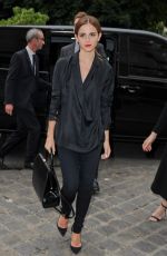 EMMA WATSON at Giambattista Valli Fashion Show in Paris