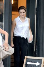 EMMA WATSON Out and About in London 2907