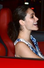 EMMY ROSSUM Arrives at Craig