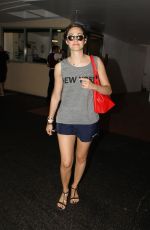 EMMY ROSSUM in Shorts Leaves a Gym in Beverly Hills