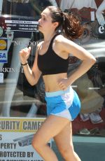EMMY ROSSUM on the Set of Shameless in Los Angeles