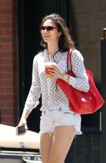 EMMY ROSSUM on the Set of  Shameless in Pasadena