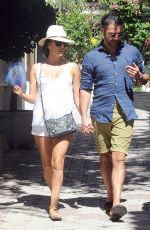 EVA LONGORIA and Jose Antonio Baston Out and About in Marbella