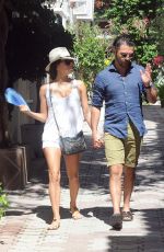 EVA LONGORIA and Jose Antonio Baston Out and About in Marbella